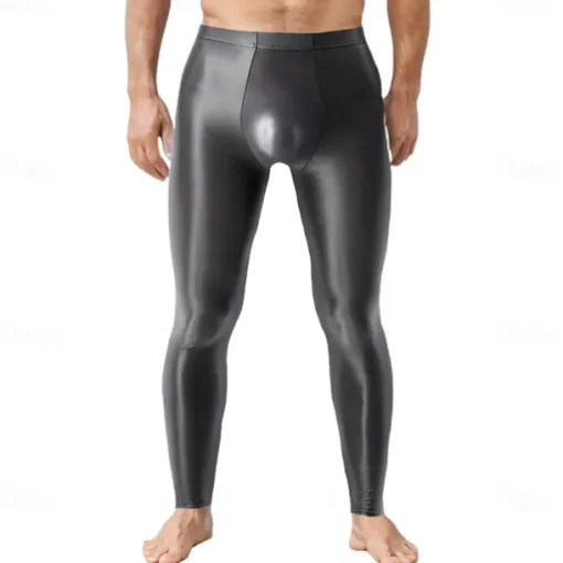 Dance Costumes Activewear Pole dance Pants Pure Color Men's Performance Training High Nylon