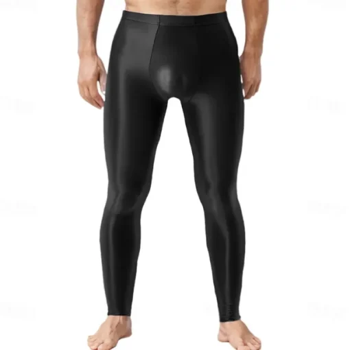 Dance Costumes Activewear Pole dance Pants Pure Color Men's Performance Training High Nylon
