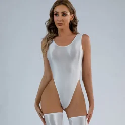 Dance Costumes Activewear Exotic Dancewear Leotard / Onesie Pure Color Women's Performance Training Sleeveless High Polyester