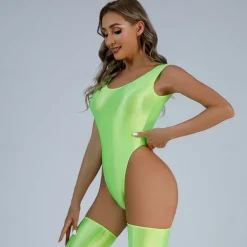 Dance Costumes Activewear Exotic Dancewear Leotard / Onesie Pure Color Women's Performance Training Sleeveless High Polyester