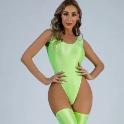 Dance Costumes Activewear Exotic Dancewear Leotard / Onesie Pure Color Women's Performance Training Sleeveless High Polyester