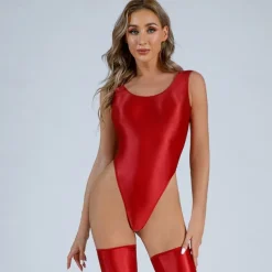 Dance Costumes Activewear Exotic Dancewear Leotard / Onesie Pure Color Women's Performance Training Sleeveless High Polyester