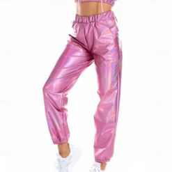 Dance Costumes Exotic Dancewear Pole dance Pants Ruching Pure Color Women's Performance Training Natural Polyester