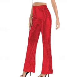 Dance Costumes Pants Glitter Sequins Women's Performance Party Natural Sequined