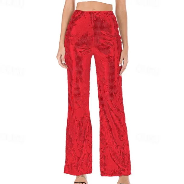 Dance Costumes Pants Glitter Sequins Women's Performance Party Natural Sequined