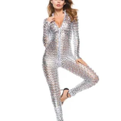 Dance Costumes Sexy Leotard / Onesie Hollow-out Women's Performance Training Long Sleeve Lycra