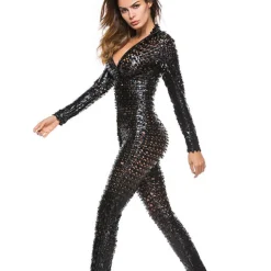 Dance Costumes Sexy Leotard / Onesie Hollow-out Women's Performance Training Long Sleeve Lycra