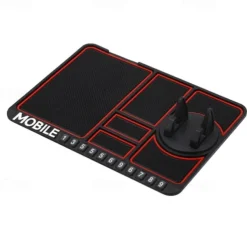 Dashboard Phone Holder Portable Multifunction Anti-Slip Phone Holder for Car Dashboard Compatible with Samsung Galaxy iPhone Phone Accessory