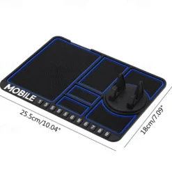 Dashboard Phone Holder Portable Multifunction Anti-Slip Phone Holder for Car Dashboard Compatible with Samsung Galaxy iPhone Phone Accessory