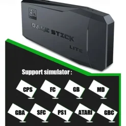 DATA FROG Retro Video Game Console 2.4G Wireless Console Game Stick 4k 10000 Games Portable Video Game Dendy Game Console for tv, Christmas Birthday Party Gifts for Friends and Children