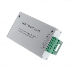 DC12V-24V 12A 144W 24Key IR Remote Controller Aluminum shell for RGB LED Strip 5050 3528 SMD