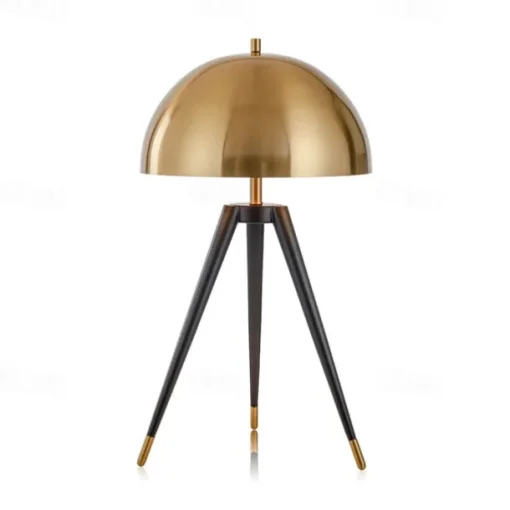 Decoration Floor Lamp Tripod Floor Lights Copper Modern LED Standing Lamp Mid Century Standing Light with Table for Office Floor Lamp 110-240V