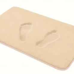 Deep Gray Bath Mat,Memory Foam Bathroom Rugs Modern Bathroom Rug Indoor Carpet Non-Slip Absorbent Bathtub Mat, For Home Shower Room Decor