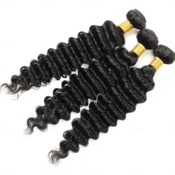 Deep Wave Bundles Brazilian Human Hair 3 Bundles Remy Human Hair Weft