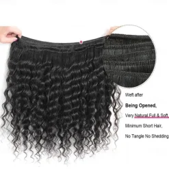 Deep Wave Bundles Brazilian Human Hair 3 Bundles Remy Human Hair Weft