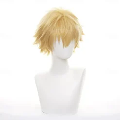 Denji Cosplay Wig for Man and Boys Party Halloween Wigs