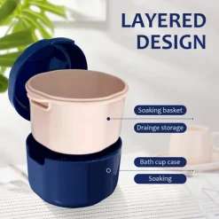 Denture Case, Denture Box, Retainer Holder Box, Denture Storage Case