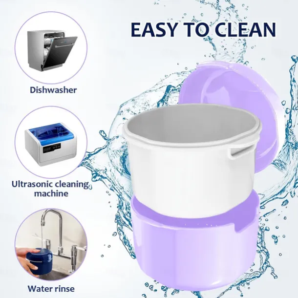 Denture Case, Denture Box, Retainer Holder Box, Denture Storage Case