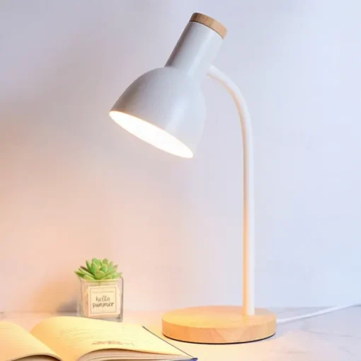 Desk Lamp / Reading Light / Bedside lamps Eye Protection / Swing Arm / Adjustable Simple / Modern Contemporary For Study Room / Office / Girls Room Metal Wood 85-265V