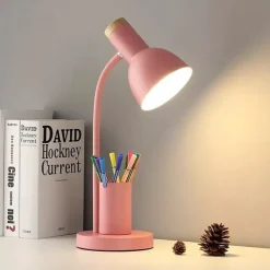 Desk Lamp Eye Protection / Adjustable / Dimmable LED power supply For Bedroom / Study Room / Office AC100-240V Yellow / Blue / Pink / CE Certified