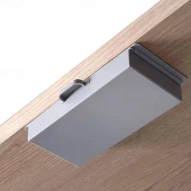Desk Storage Box Invisible Load Bureau Paste Type Finishing Box Student Bedroom Desktop Creative Dtationery Box