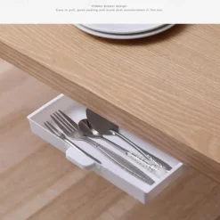 Desk Storage Box Invisible Load Bureau Paste Type Finishing Box Student Bedroom Desktop Creative Dtationery Box