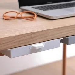 Desk Storage Box Invisible Load Bureau Paste Type Finishing Box Student Bedroom Desktop Creative Dtationery Box