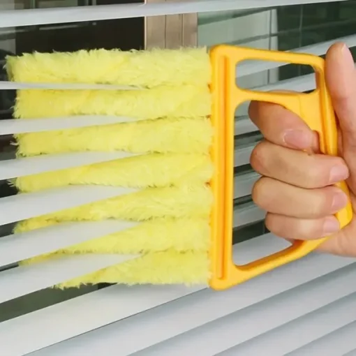 Detachable and Washable Blinds Cleaning Brush - Remove Dust and Dirt from Air Conditioner Outlets and Fans with Ease!