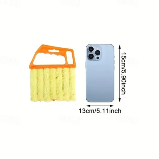 Detachable and Washable Blinds Cleaning Brush - Remove Dust and Dirt from Air Conditioner Outlets and Fans with Ease!