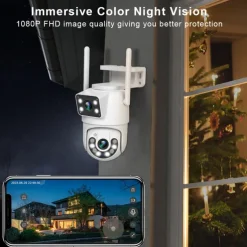 DIDSeth 4MP Wifi Ptz Camera Outdoor Dual-Lens Human Detect Night Vision Security Protection CCTV Vedio Surveillance IP Camera
