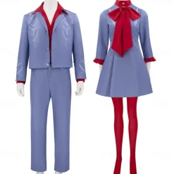 Die With A Smile Bruno Gaga Couples Carnival Costume Cosplay Costume Outfits Adults' Men's Women's Cosplay Performance Party Stage Halloween Carnival Easy Carnival Costume