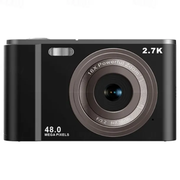 Digital Camera 1080P 48 Mega Pixels Vlogging Camera with 16X Zoom Mini Cameras Video Recorder Camcorder for Beginners Christmas Birthday Gift