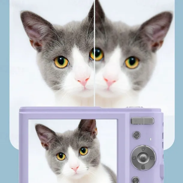 Digital Camera 1080P 48 Mega Pixels Vlogging Camera with 16X Zoom Mini Cameras Video Recorder Camcorder for Beginners Christmas Birthday Gift