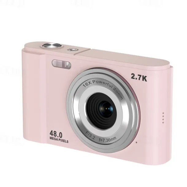 Digital Camera 1080P 48 Mega Pixels Vlogging Camera with 16X Zoom Mini Cameras Video Recorder Camcorder for Beginners Christmas Birthday Gift