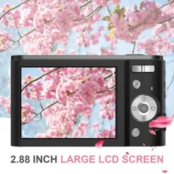 Digital Camera 1080P 48 Mega Pixels Vlogging Camera with 16X Zoom Mini Cameras Video Recorder Camcorder for Beginners Christmas Birthday Gift