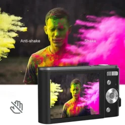 Digital Camera 1080P 48 Mega Pixels Vlogging Camera with 16X Zoom Mini Cameras Video Recorder Camcorder for Beginners Christmas Birthday Gift