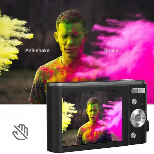 Digital Camera 1080P 48 Mega Pixels Vlogging Camera with 16X Zoom Mini Cameras Video Recorder Camcorder for Beginners Christmas Birthday Gift