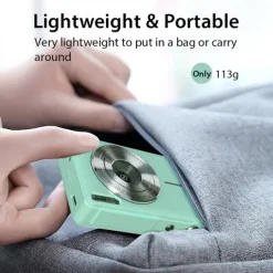 Digital Camera 1080P 44MP Vlogging Camera with LCD Screen 16X Zoom Compact Portable Mini Rechargeable Camera Gifts for Students Teens Adults Girls Boys