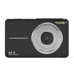 Digital Camera 1080P 44MP Vlogging Camera with LCD Screen 16X Zoom Compact Portable Mini Rechargeable Camera Gifts for Students Teens Adults Girls Boys