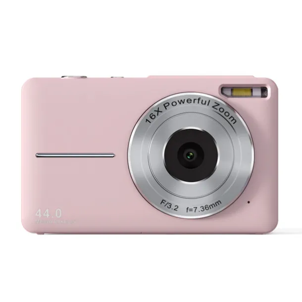 Digital Camera 1080P 44MP Vlogging Camera with LCD Screen 16X Zoom Compact Portable Mini Rechargeable Camera Gifts for Students Teens Adults Girls Boys