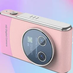 Digital Camera with Zoom Dual Cameras Auto Focus Vlogging Selfie for Travel Camera Auto Focus