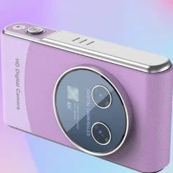 Digital Camera with Zoom Dual Cameras Auto Focus Vlogging Selfie for Travel Camera Auto Focus