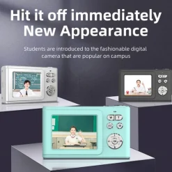 Digital Camera 16x Zoom Compact Digital Camera 1080P Travel Camera for Beginner Photography Point and Shoot Camera