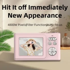 Digital Camera 16x Zoom Compact Digital Camera 1080P Travel Camera for Beginner Photography Point and Shoot Camera