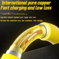 Digital Display Data Cable Typec 4-in-1 Silicone PD Fast Charging Cable a Drag 4 USB Android Phone Charging Cable