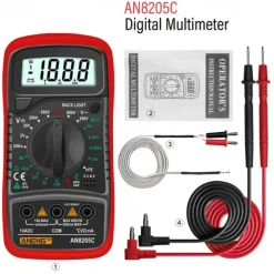 Digital Display Multimeter Multifunctional Digital Universal Watch With Backlight Home High-precision Voltage and Current Meter