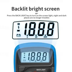Digital Display Multimeter Multifunctional Digital Universal Watch With Backlight Home High-precision Voltage and Current Meter