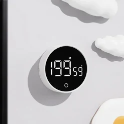 Digital Kitchen Timer Magnetic Countup Timer with Large LED Screen for Cooking Meeting Studying