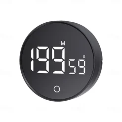 Digital Kitchen Timer Magnetic Countup Timer with Large LED Screen for Cooking Meeting Studying