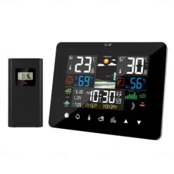 Digital Screen Alarm Clock Weather Station Temperature Sensor With Electronic Thermometer Weather Barometer Forecast Sensor